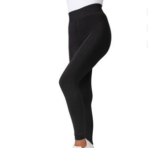 Free Country Women's Faux Fur Lined Legging, Black size S/M